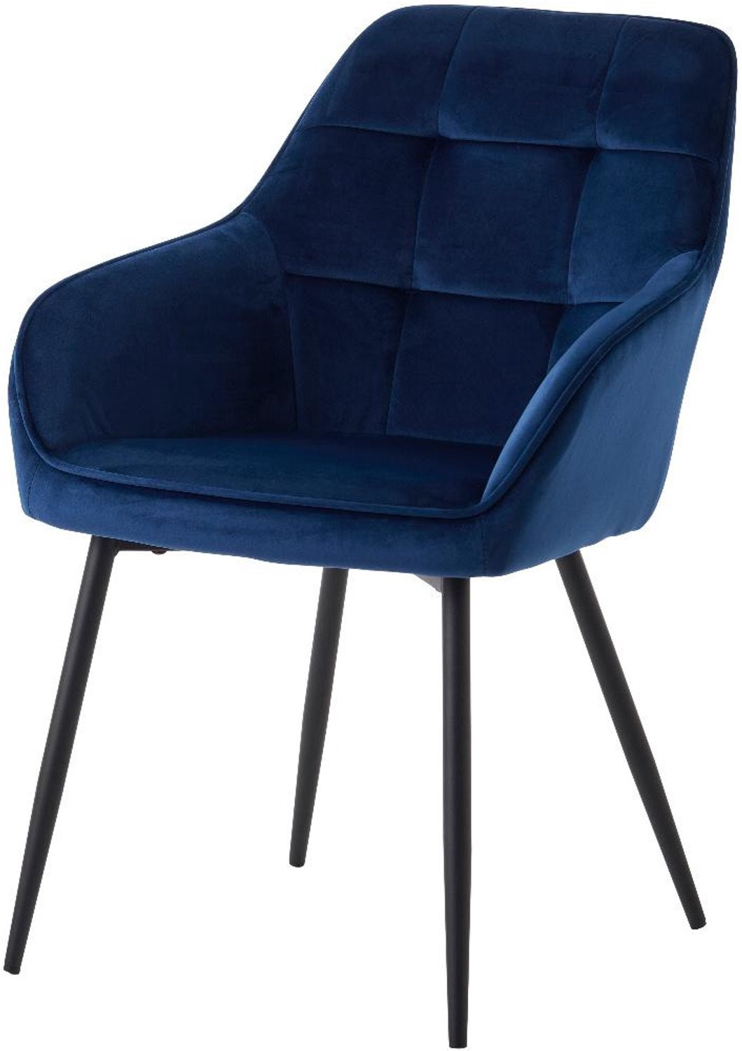 Nordic Home Angelo armstoel velvet blauw