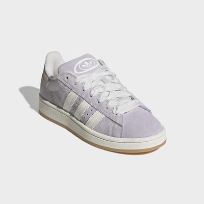 Sneaker ADIDAS ORIGINALS "CAMPUS 00S", Damen, Gr. 40,5, lila (frozen lila, core weiß, khaki three), Leder, Synthetik, Schuhe Sneaker