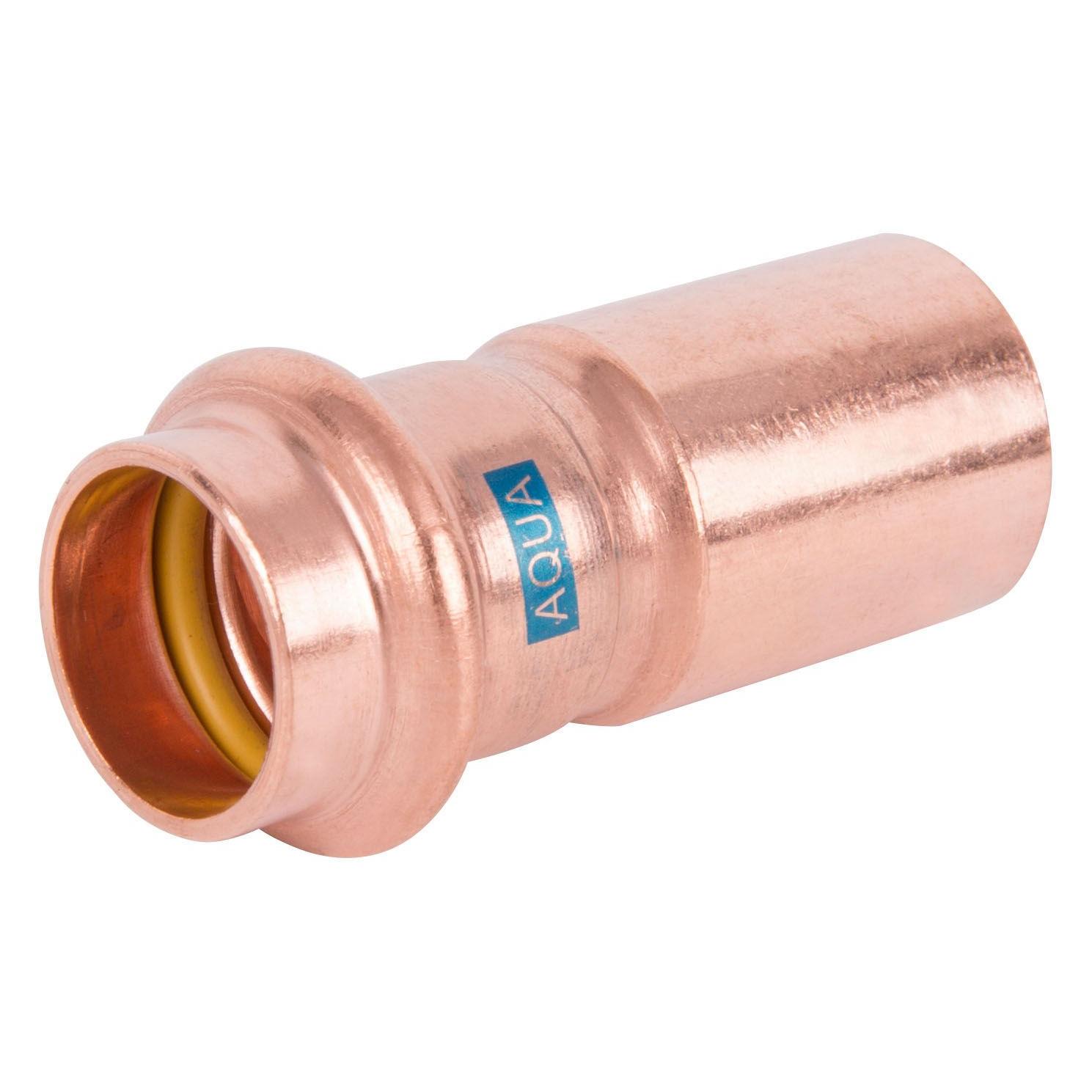 Hermann schmidt HS Reduziermuffe V-Press Copper AQUAGAS 18x15mm (Pressverbindung) (454301815)