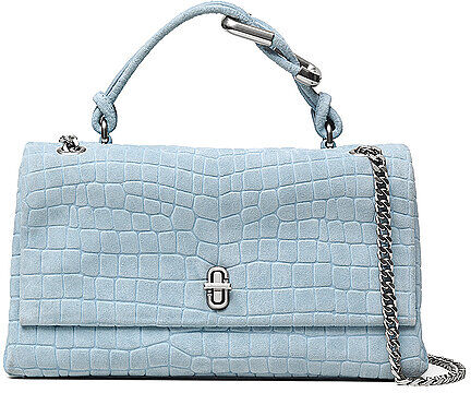 Marc JACOBS Ledertasche - Umhängetasche THE DUAL hellblau EG