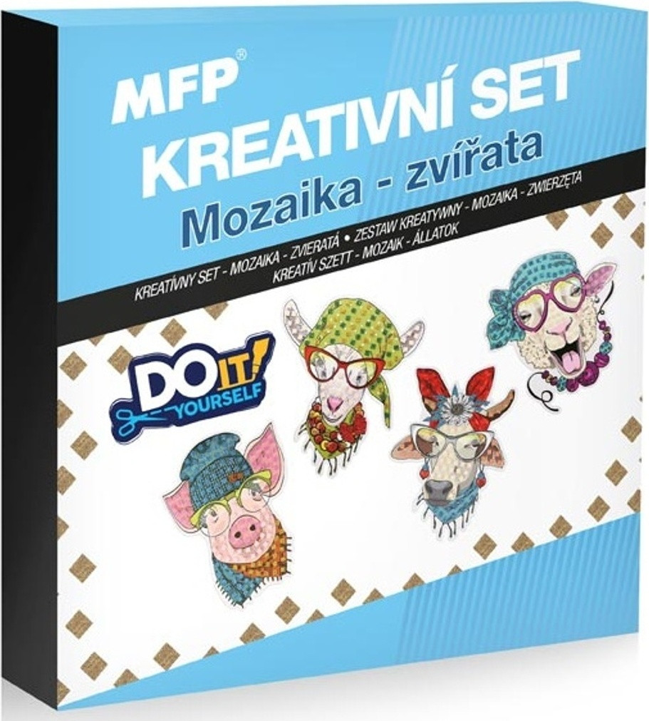 StudioArt Mozaïekset met kleurrijke dieren