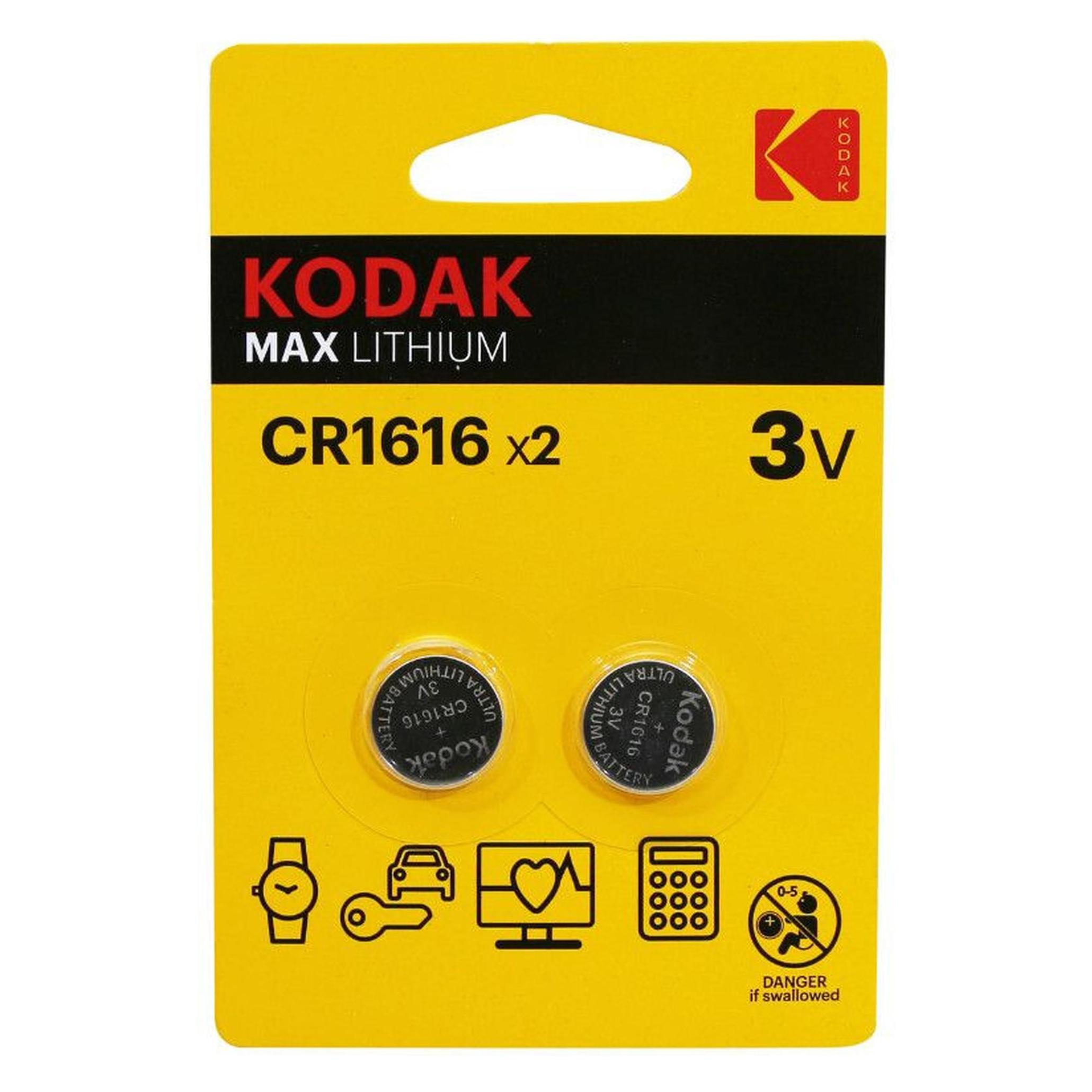 Kodak CR1616 Single-use battery Lithium - Batterie (2 Stk., CR1616, 50 mAh) (30417748)