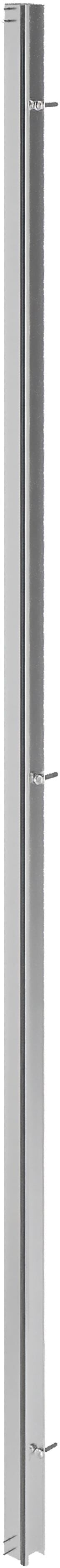 Tecnomat KIT PROFILI LIFE PER PORTA SCORREVOLE IN NICCHIA H 200 cm PROFILI ACCIAIO SPAZZOLATO
