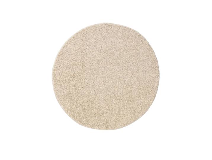 Tapis à poils longs crème d 200 rond