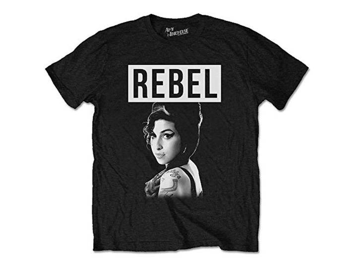 Amy Winehouse AMYTS04MB02 T-shirt, Zwart, M