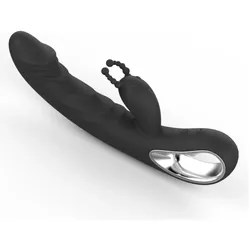 Erolab, Vibrator, Cheeky Bunny G-Punkt- und Klitoris-Massagegerät Schwarz (ZYCP01b)