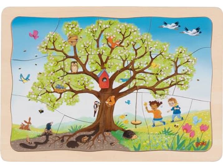 Schichtenpuzzle Mein Apfelbaum