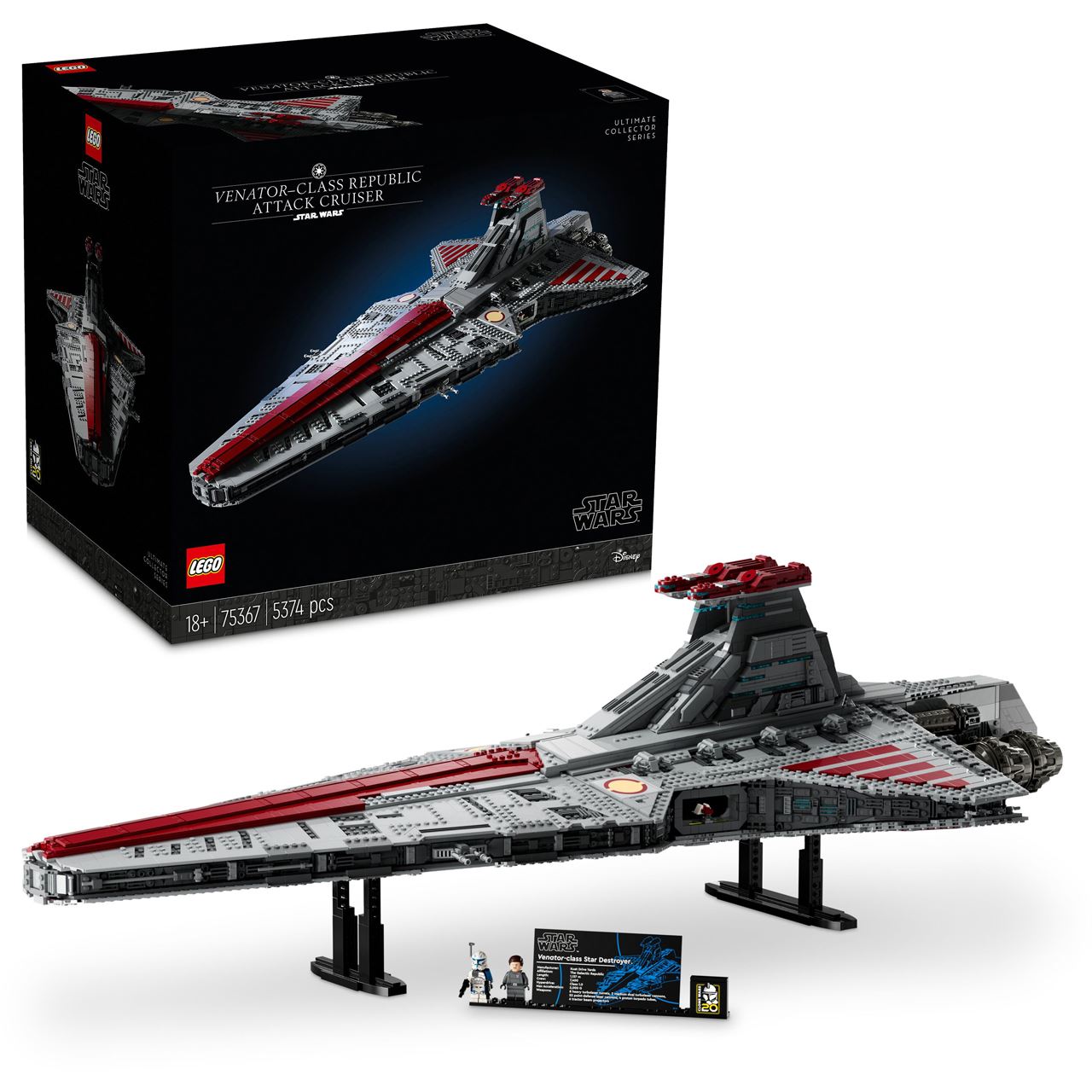 LEGO Star Wars 75367 UCS Republikanischer Angriffskreuzer der Venator-Klasse Set