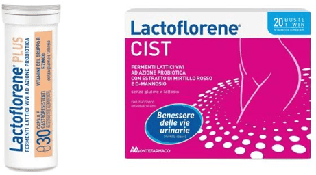 Lactoflorene Protocollo Cistite Cist 20 Bustine + Plus Integratore 30 Capsule