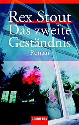 Rex Stout - Das zweite Geständnis (Goldmann Krimi) - Preis vom 11.10.2026 03:10:56 h