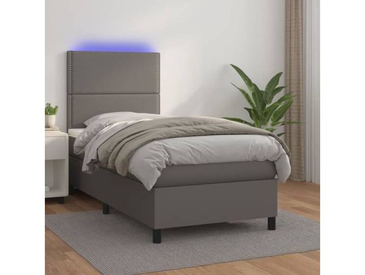 Lit coulissant sans matelas blanc 2x(100x200) cm 823400