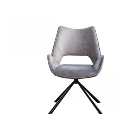 ESSZIMMERSTUHL VELO Grau Webstoff (1er-Set)