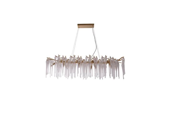 Dimmbare Design Hängelampe „Heritage“ Gold, Transparent Searchlight