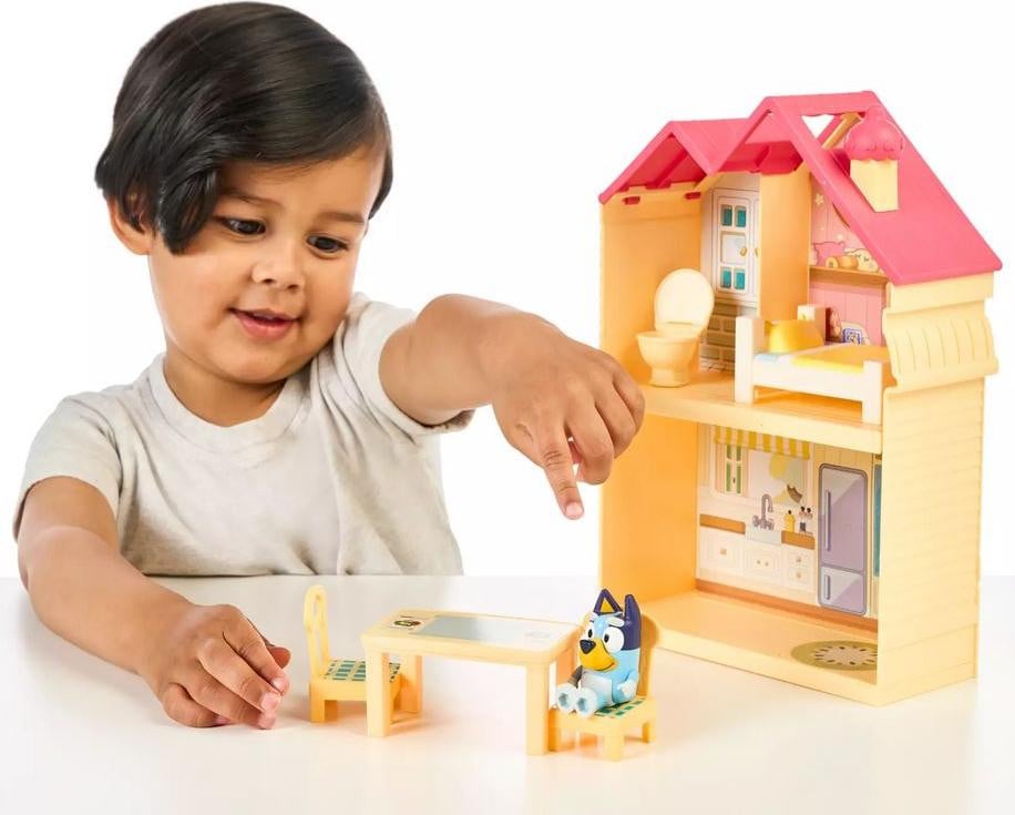 Moose Toys Bluey Mini Heelers Huis met Dierenfiguur, Meerkleurig