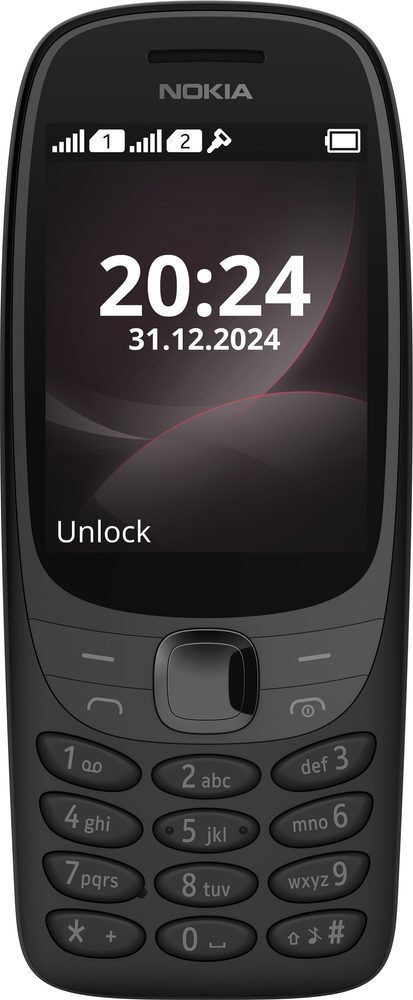 Nokia 6310 Dual SIM, zwart (2024)