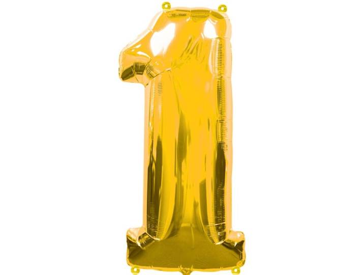 Luftballons Office gold Folie H 86 cm