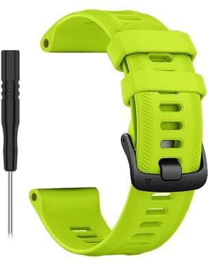 Inspired Finds Sports Silicone Replacement Strap For Garmin Forerunner 965 955 945 935 745 22mm Soft, Durable, And Adjustable Watch B green for Forerunner 970