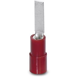 Phoenix Contact 3240531 Stiftkabelschuh flache Ausführung 0.50 mm² 1.50 mm² Teilisoliert Rot 100 St.