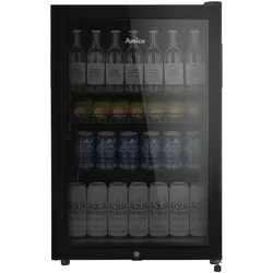 Amica FK 341 151 S Getränkekühlschrank, 85 cm Höhe, schwarz, Energieeffizienzklasse C