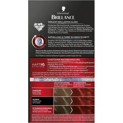 2x Schwarzkopf, Haarfarbe, Haarcoloration Brillance L843 Leuchtendes Rot (L843 Leuchtendes Rot)