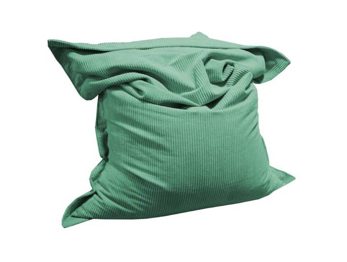 Trendstore Lennox Sitzsack in Cord - Cord Poso 47 grün Modern