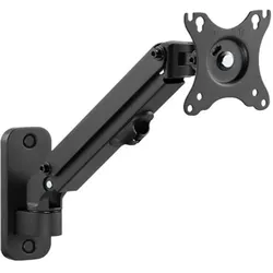 Gembird MA-WA1-01 (Wand, 27", 7 kg), Monitor Halterung, Schwarz