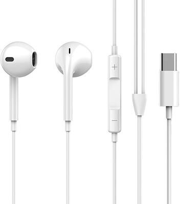 Smart Shopping Spot USB C Wired Earphones With Microphone And Volume Control In Ear Headphones For Type C Devices type C