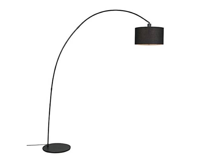 Qazqa vinossa - Lampe arquée - 1 lumière - H 1800 mm - Noir - Moderne - éclairage intérieur - Salon