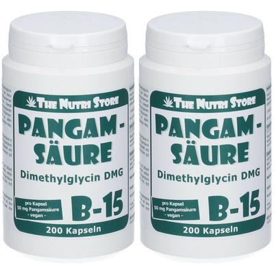 Pangamsäure B15 50 mg vegetarische Kapseln 2x 2x200 St