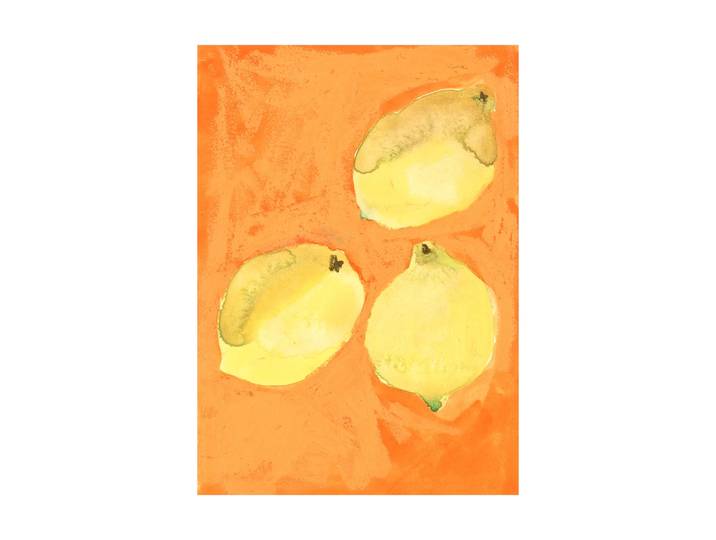 Paper Collective Lemons poster 30x40cm