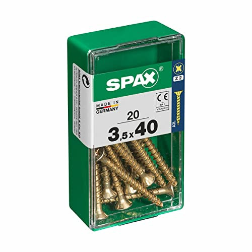 Spax houtschroef goud, 40 x 3,5 mm