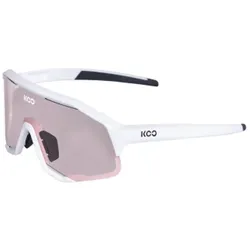 KOO, Unisex, Sportbrille, Demos (White, Photochromic), Weiss
