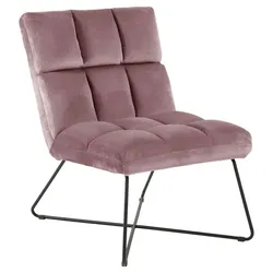 Actona Sessel Alba Stoff Rosa Altrosa