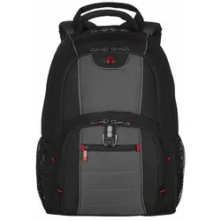 WENGER Pillar Notebook Rucksack fuer 35,8 bis 39,6cm 14,1 bis 15,6Zoll Tablet, Laptop schwarz grau