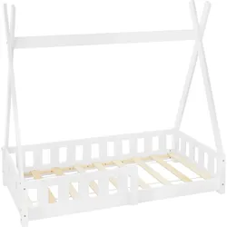 KINDERBETT Tipi 70x140 cm Weiß