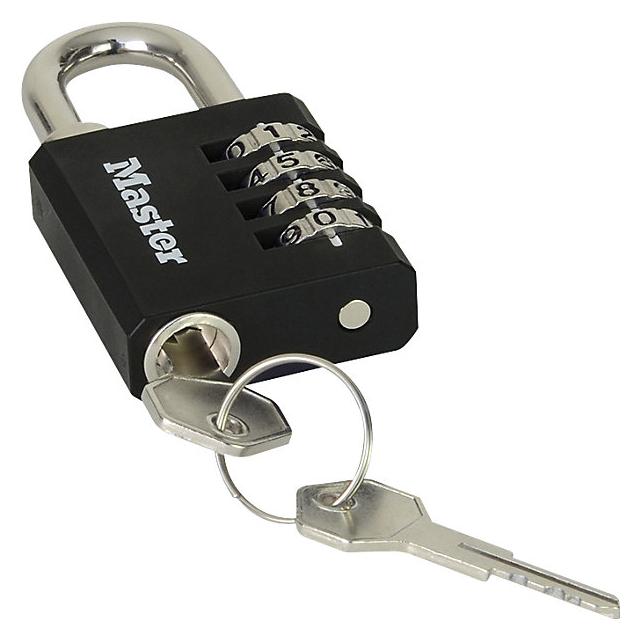 Master Lock Zahlenschloss (7641EURKABLK-000151)
