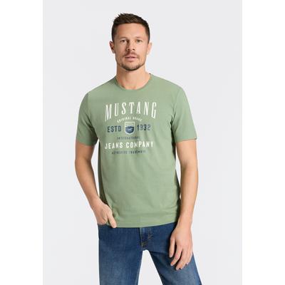 MUSTANG "Alex Logoprint" Kurzarm, normale Passform