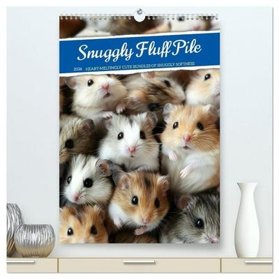 Snuggly Fluff Piles (High Quality Premium Wall Calendar 2026 DIN A2 portrait),CALVENDO 12 Month Wall Calendar