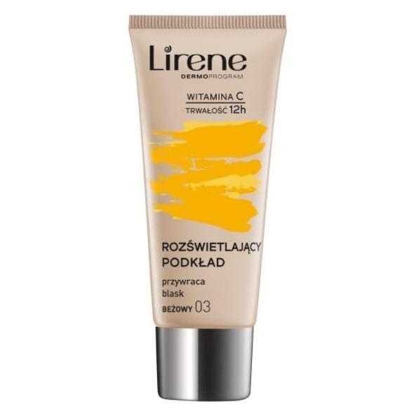 Lirene Illuminating foundation to restore skin radiance 03 Beige 30ml (Beige) (5900717069039)