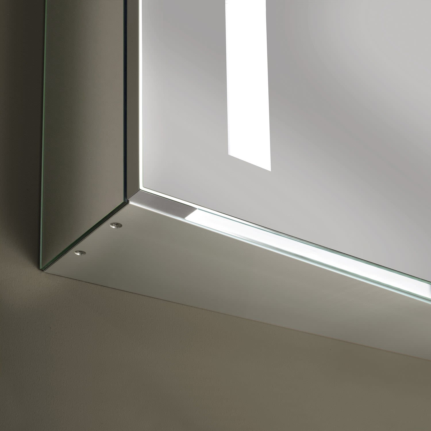Sanipa Reflection Aluminium-Spiegelschrank ALEX 80 mit LED-Beleuchtung