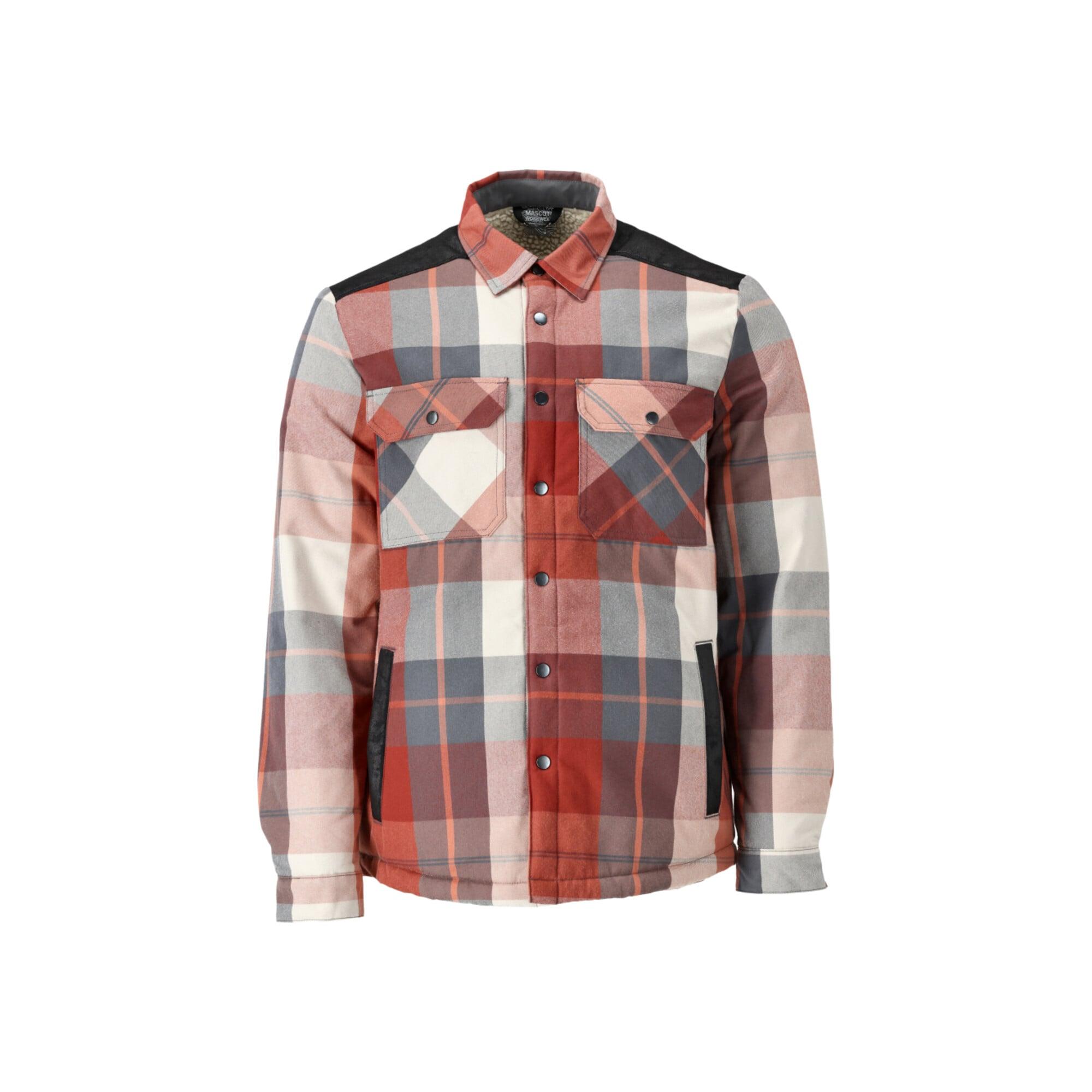 Mascot Hemd Thermohemd kariert Faserpelz Futter 2XL Herbstrot-kariert (23104-446-298-2XL)