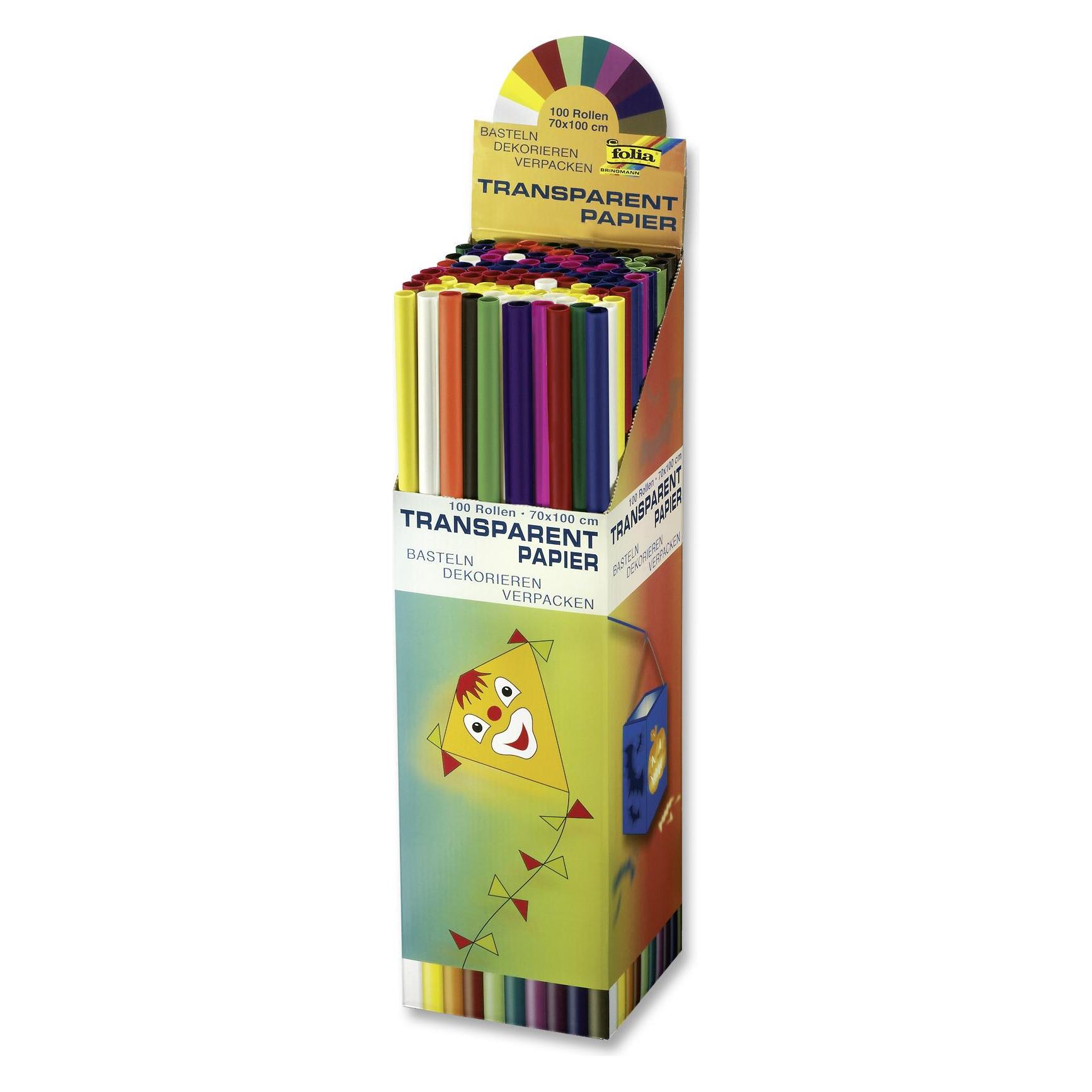 Folia Transparentpapier Rolle 70X100 cm, Violett (42 g/m², 1x) (88120-60)