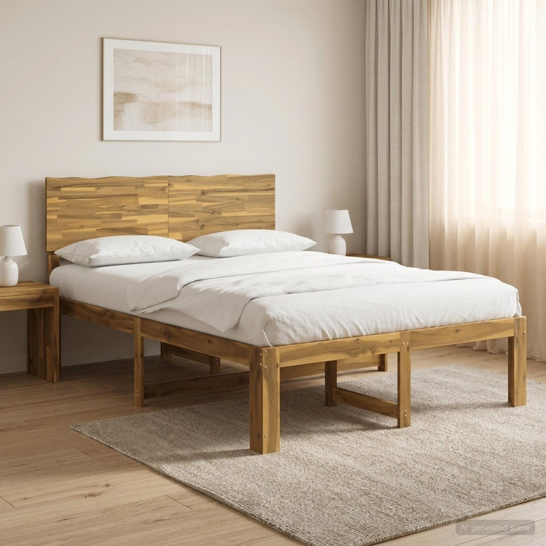 Metro Bed White European Single (90 x 200 cm)