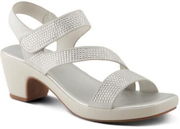 Women's Yadiel Slingback Sandals by Patrizia by Spring Step in Silver (Size 40 M)