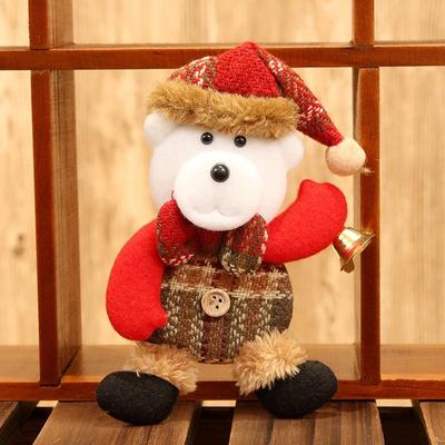 Inspired Deals Cozy Christmas Doll Hanging Ornaments For Christmas Tree Decor And Holiday Home Decoration bear