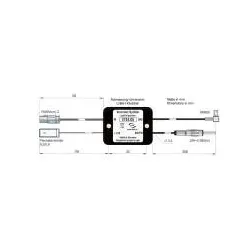 ATTB 4724.05 Rundfunkverteiler passiv, Eingang-FAKRA(m), AM/FM (DIN(m), DAB/D...