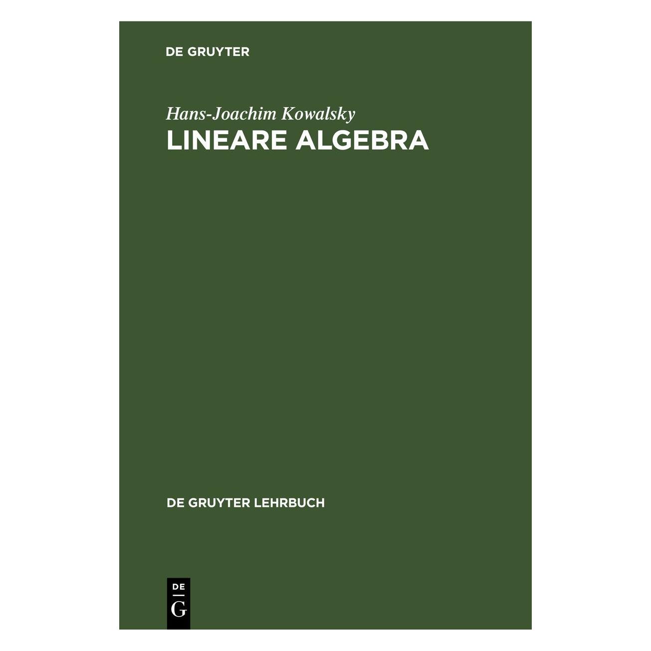 De Gruyter Lineare Algebra (35121078)