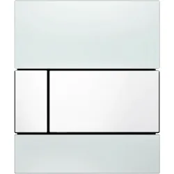 TECEsquare Urinal Betätigungsplatte 9242800 Glas weiss