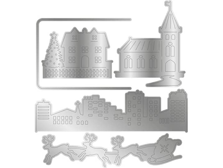 Crafter's Companion Gemini Stamps & Deze Rooftops Of Light