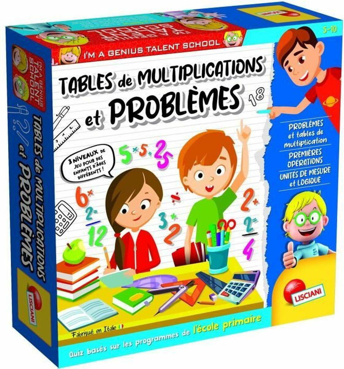 Lisciani Giochi Educatief Spel Vermenigvuldigen en Problemen Oplossen